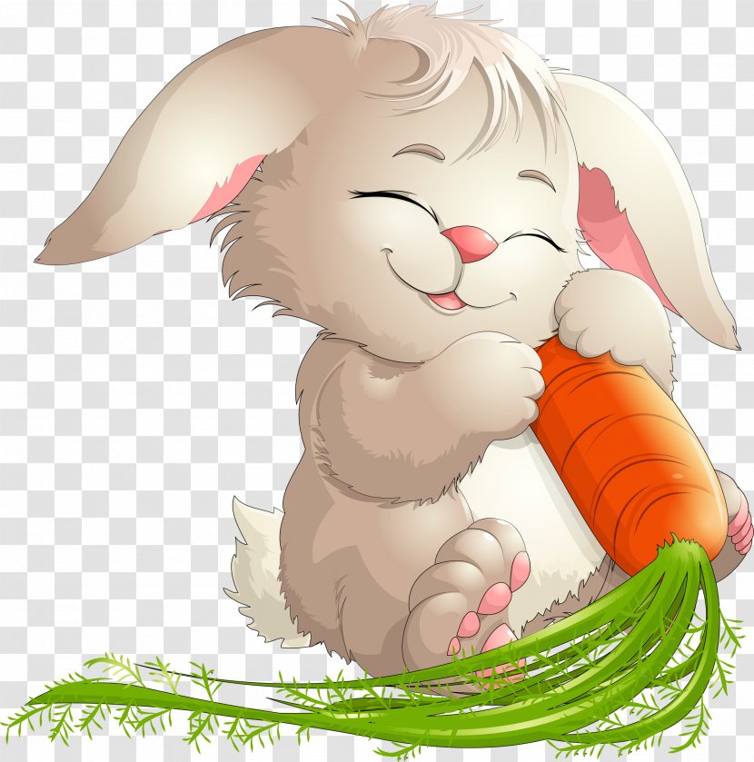 Leporids Download Clip Art - Cartoon - Rabbit Transparent PNG