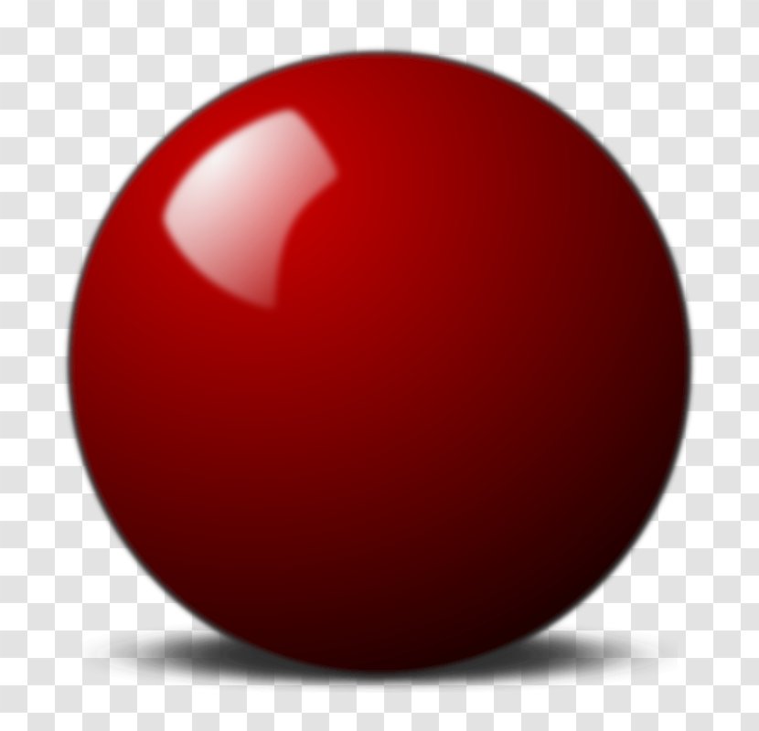 Red Ball 7 Bar Billiards Billiard Game - Overcoat Cliparts Transparent PNG