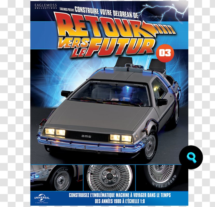 Dr. Emmett Brown Universal Pictures DeLorean Time Machine Back To The Future Car - Part Ii - Delorean Transparent PNG
