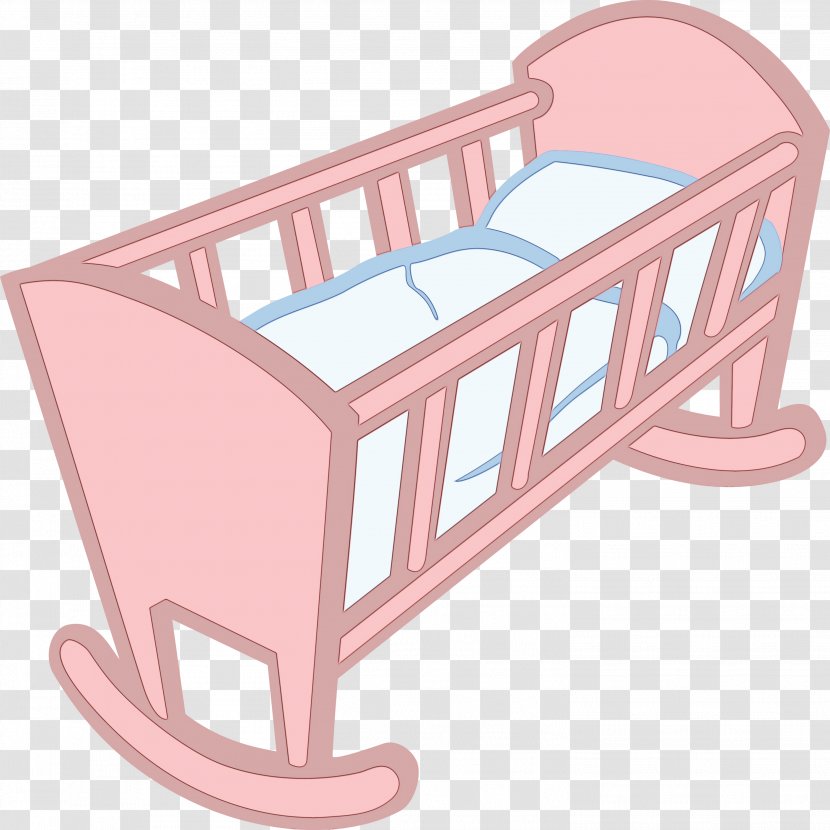 Infant Bed Baby Products Pink Cradle Furniture - Chair Transparent PNG