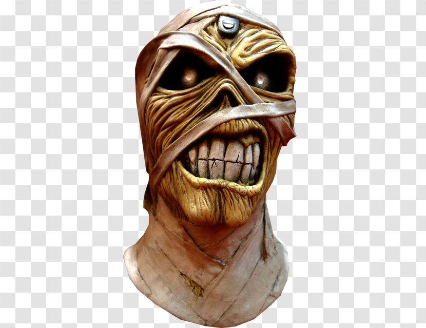Iron Maiden Tour Eddie Powerslave Mask - Halloween Costume - Manufactoring Transparent PNG