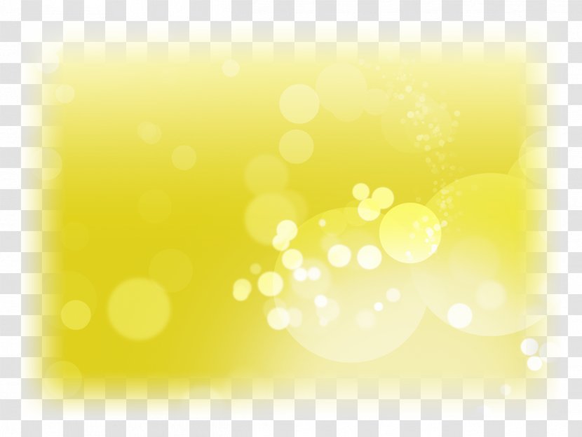 Desktop Wallpaper Macro Photography Sunlight Font - Sky - Yellow Bubbles Transparent PNG