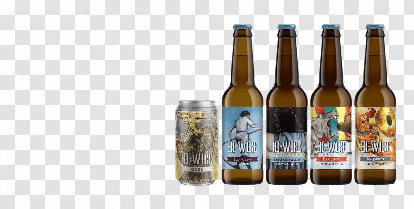 Hi-Wire Brewing Beer Bottle Liqueur Brewery - Tasting Room Transparent PNG