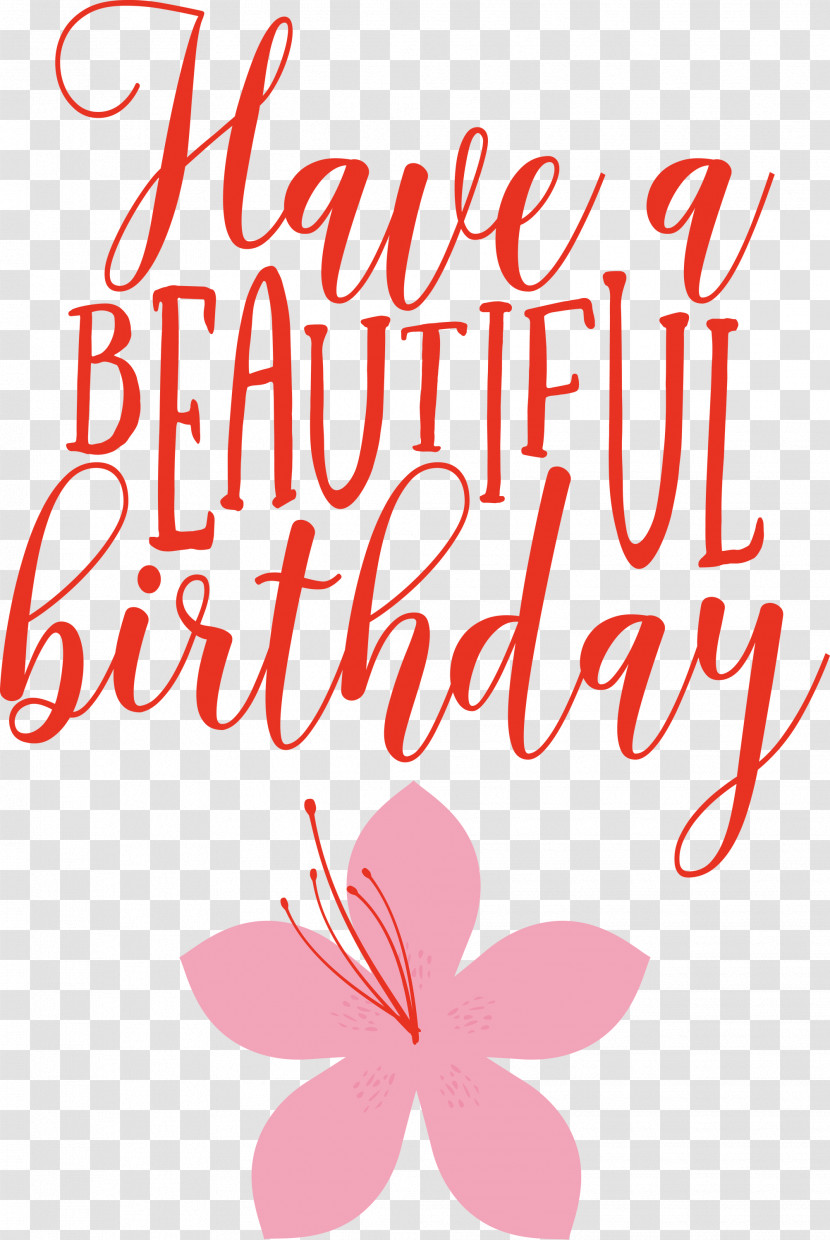 Beautiful Birthday Transparent PNG