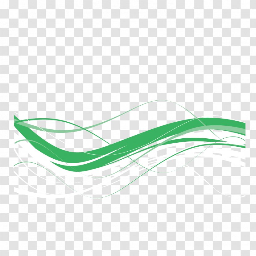 Green Red Ribbon - Vecteur - Vector Celebration Transparent PNG