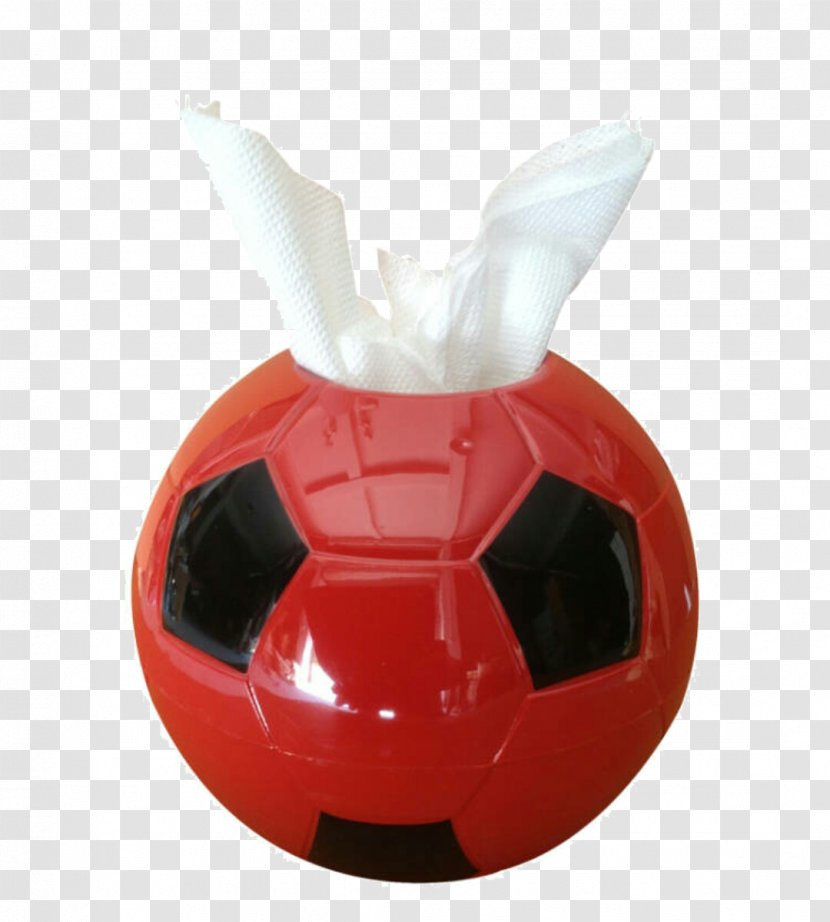 Tissue Paper Towel Facial Box - Red Soccer Transparent PNG
