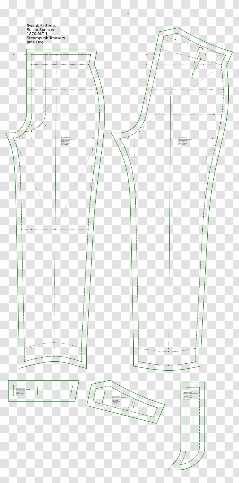 Drawing Pants Steampunk Clothing Pattern - Drinkware - Watercolor Sewing Transparent PNG