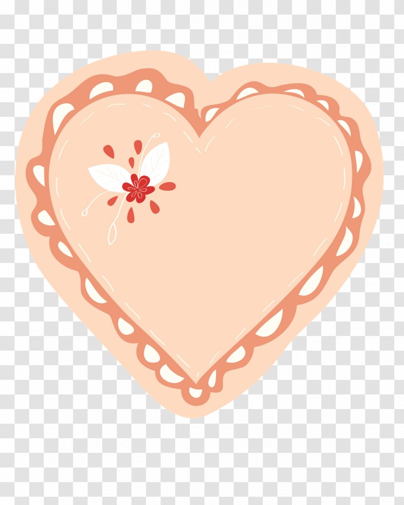 Heart Love Peach - HEART FLOWER Transparent PNG