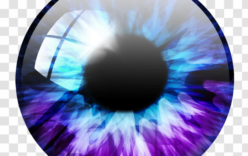 Eye Lens Pupil - Flower - Purple Scarf Transparent PNG