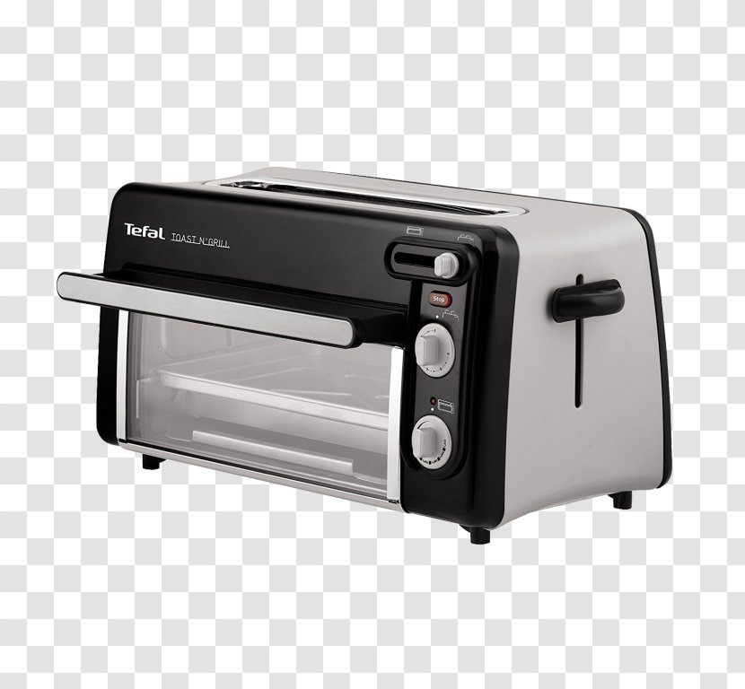 Tefal Tl-6008 Toaster Toast Ngrill Barbecue N' Grill TL 6008 A12 - Kitchen Appliance - Electric Oven/toaster1300 WBlack/matt AluminumToast Transparent PNG