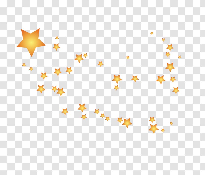 Euclidean Vector Star - Computer Graphics - Gold Pictures Transparent PNG