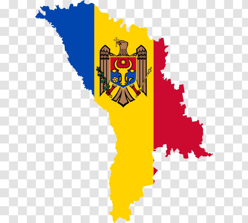 Flag Of Moldova Map Moldavian Soviet Socialist Republic - Yellow - Geography Transparent PNG