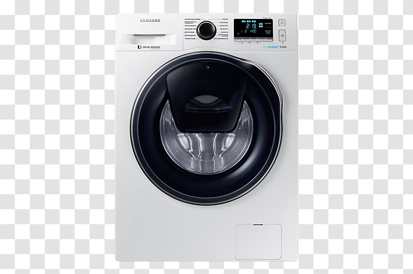 Washing Machines Combo Washer Dryer Samsung WW80K5413UW 8kg AddWash Machine Laundry Transparent PNG