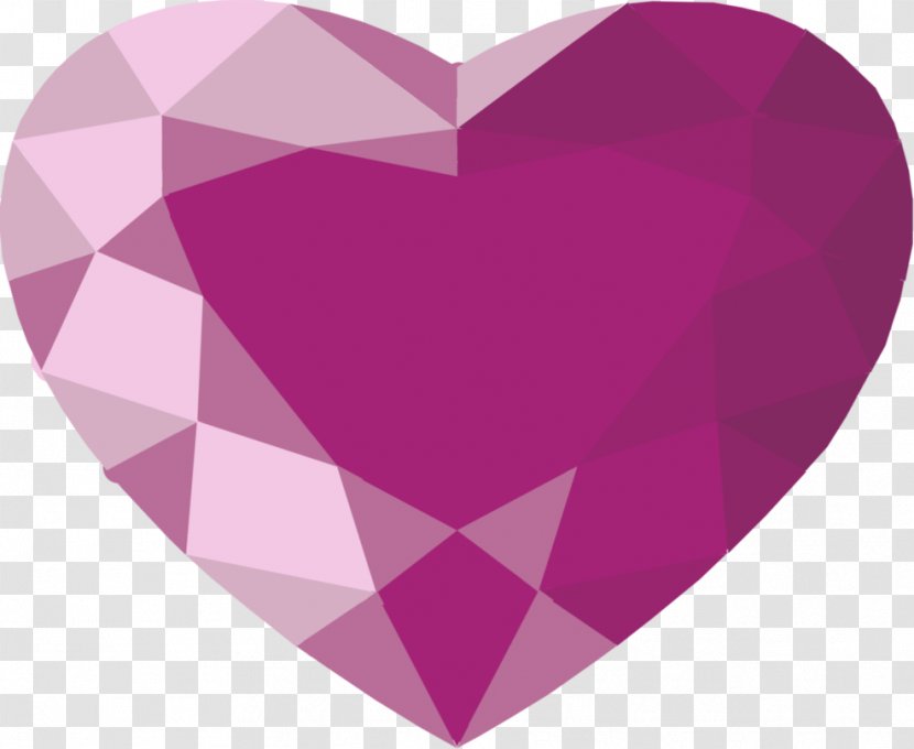 Pink M RTV - Frame - Crystal Heart Transparent PNG
