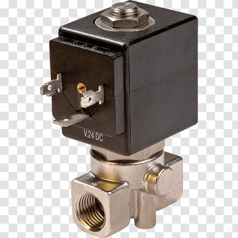 Solenoid Valve Gas Pilot-operated Relief - Orifice Plate Transparent PNG