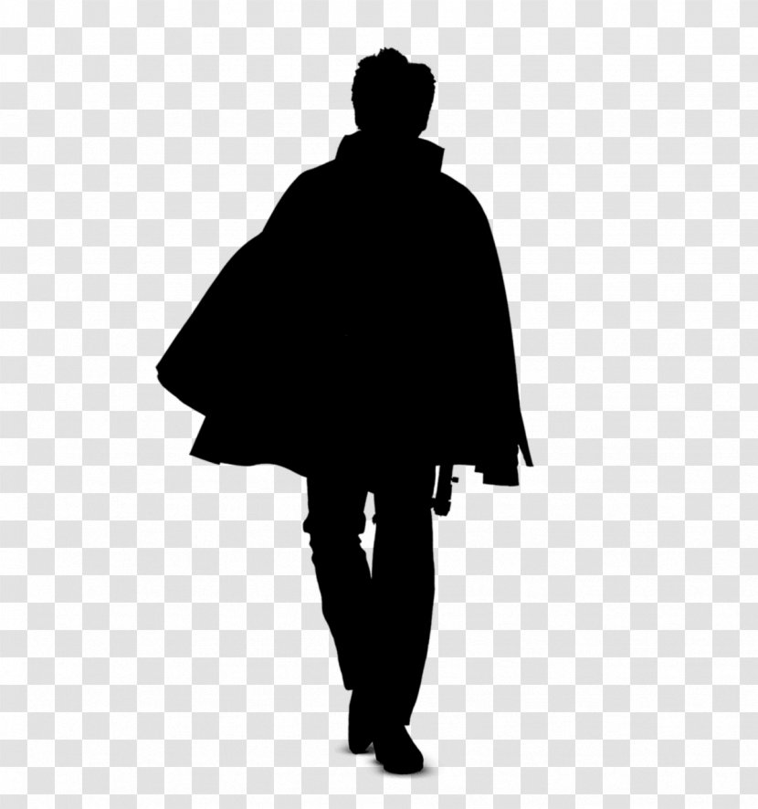 Silhouette Black - Outerwear - Costume Sleeve Transparent PNG