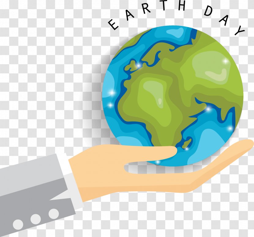 Earth Euclidean Vector Illustration - Human Behavior - Hand Painted Transparent PNG