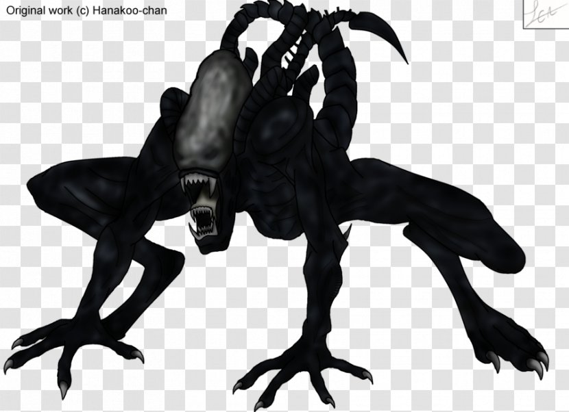 Dork Alien Legendary Creature Geek Bag - Black And White - Xenomorph Transparent PNG