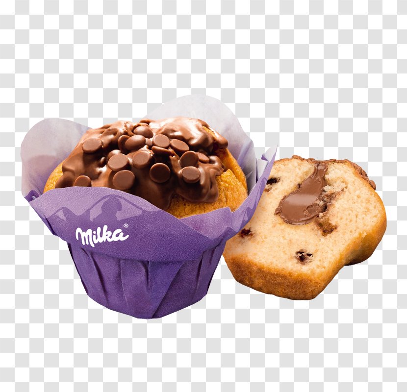 Muffin Chocolate Brownie Milk Frosting & Icing Donuts - Delicious Transparent PNG