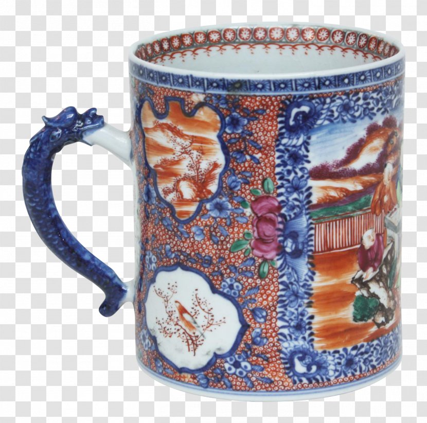 Chinese Export Porcelain Coffee Cup Ceramics Mug Transparent PNG