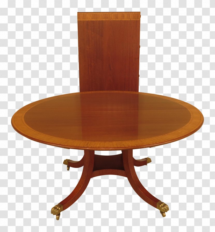 Table Dining Room Chairish Furniture Matbord - Chair - Mahogany Transparent PNG