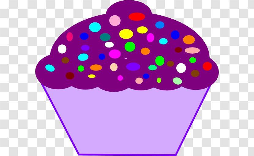 Cupcake Purple Clip Art - Violet Transparent PNG