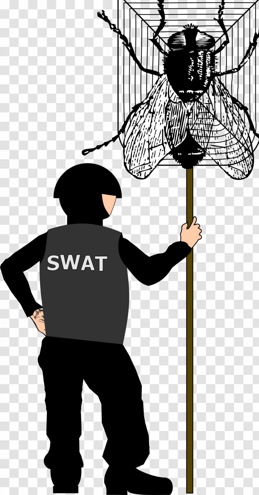 SWAT Insect Clip Art - Male - Swat Transparent PNG