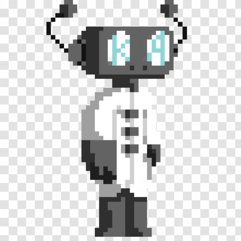 Robot Pixel Art - Symbol Transparent PNG