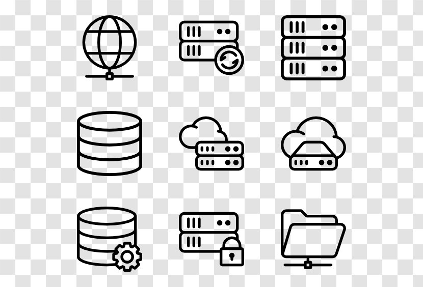 Cinema Clip Art - Material - Database Server Icon Transparent PNG