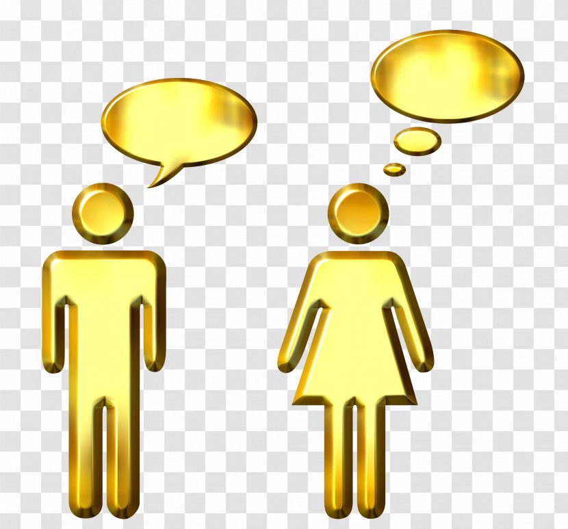 Stock Photography Royalty-free Female Illustration - Yellow - Golden Men And Women Transparent PNG