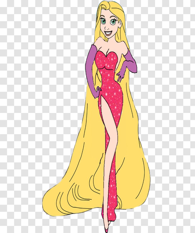 Rapunzel Jessica Rabbit Ariel Tangled Disney Princess - Silhouette - Cartoon Transparent PNG