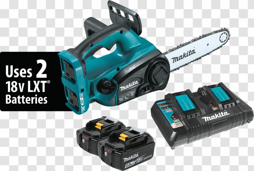 Makita XCU02Z Chainsaw Lithium-ion Battery AC Adapter - Volt - Operated Chain Saw Transparent PNG