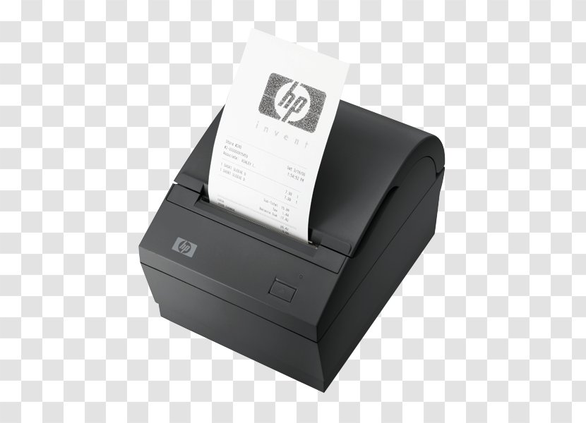 Hewlett-Packard HP Single Station Thermal Receipt Printer Point Of Sale Printing - Frame - Hewlett-packard Transparent PNG