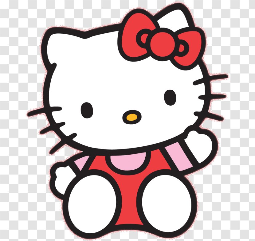 Hello Kitty Drawing - Line Art Cheek Transparent PNG