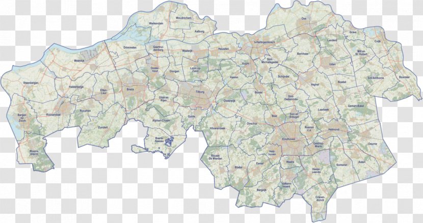 Haaren, North Brabant Noord Limburg South Holland Map Transparent PNG