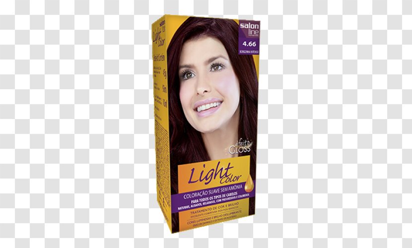 Hair Coloring Light Brown Burgundy - Care Transparent PNG