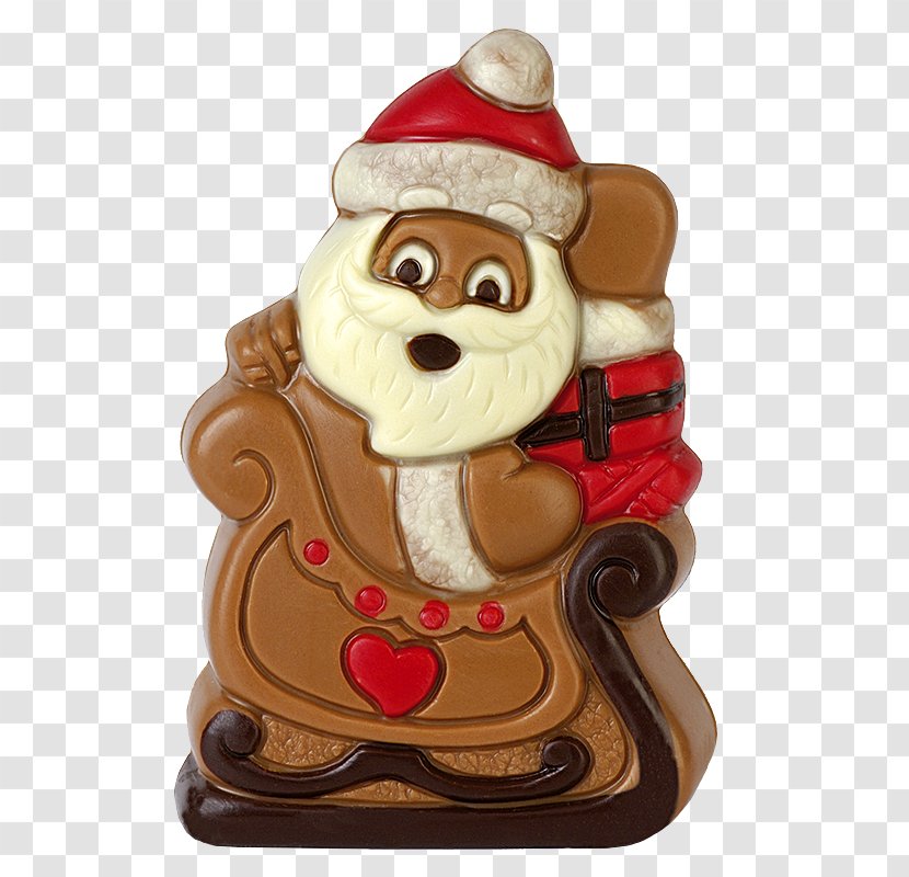Santa Claus Easter Bunny Christmas Day Ornament Reindeer - Chocolate Transparent PNG