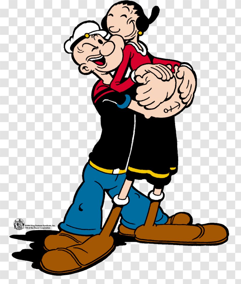 Olive Oyl Popeye Bluto Cartoon - Stock Photography - Man Transparent PNG