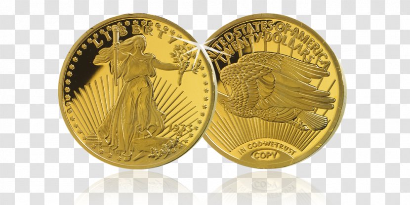 Coin Gold 1933 Double Eagle Transparent PNG