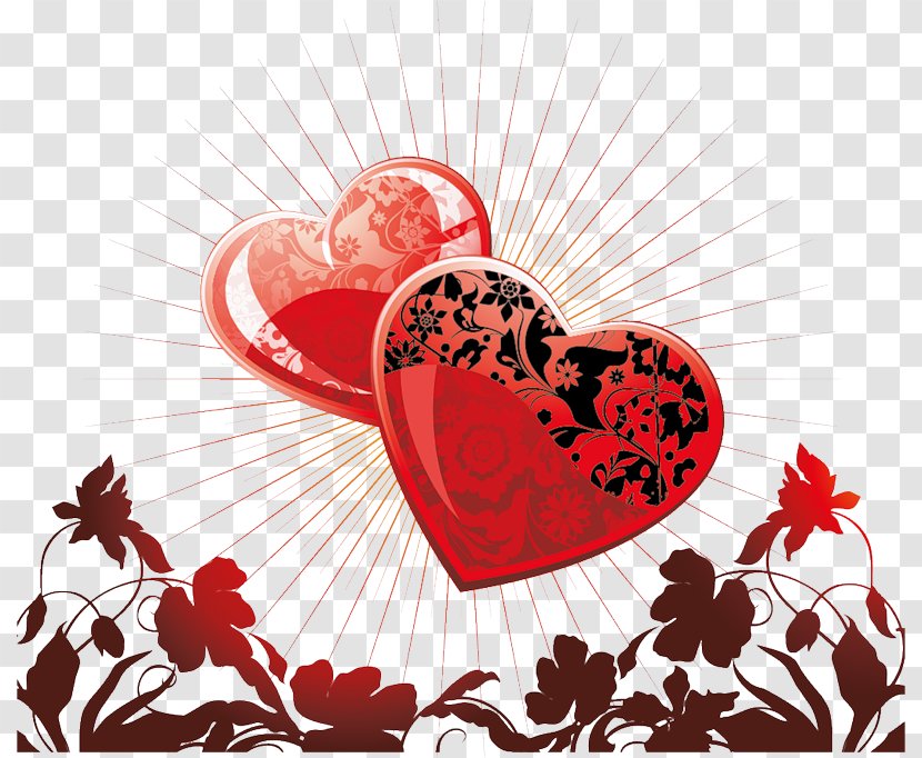 Heart Love Valentine's Day Emotion Painting Transparent PNG