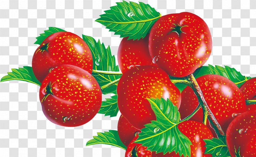 Strawberry Fruit Auglis - Superfood - Cherry Transparent PNG