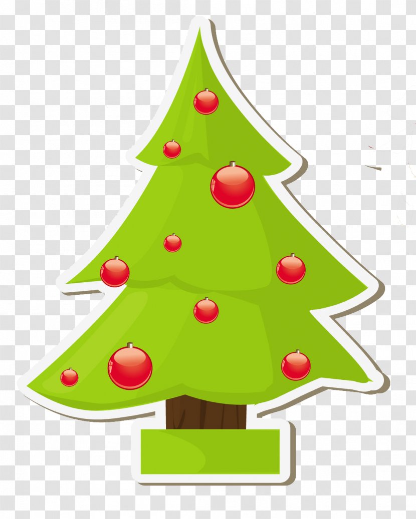 Christmas Tree Santa Claus Drawing Clip Art - Pine Family Transparent PNG