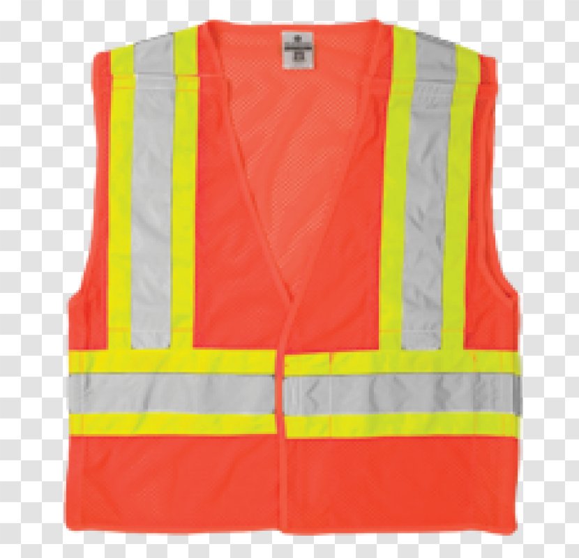 Gilets High-visibility Clothing Safety Orange M L Kishigo - Vest Transparent PNG