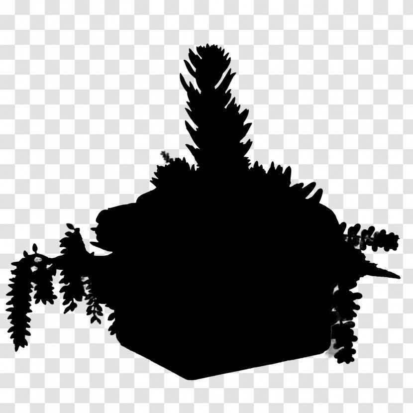 Leaf Silhouette Font Black M - Tree Transparent PNG