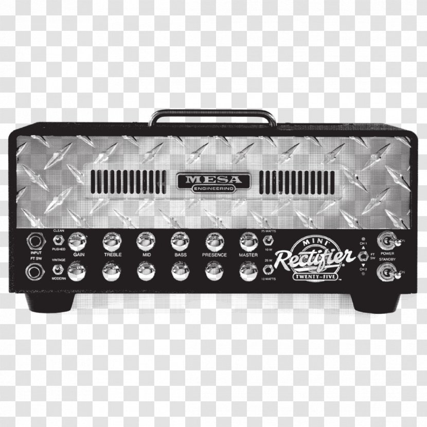 Guitar Amplifier MESA/Boogie Mini Rectifier Mesa Boogie Dual - Musical Instrument Accessory - Mark 525 Transparent PNG