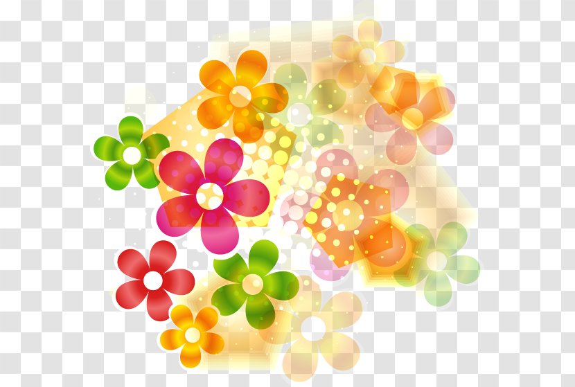 Flower Color Floral Design Petal - Graphic Arts - Flowers And Label Material Transparent PNG