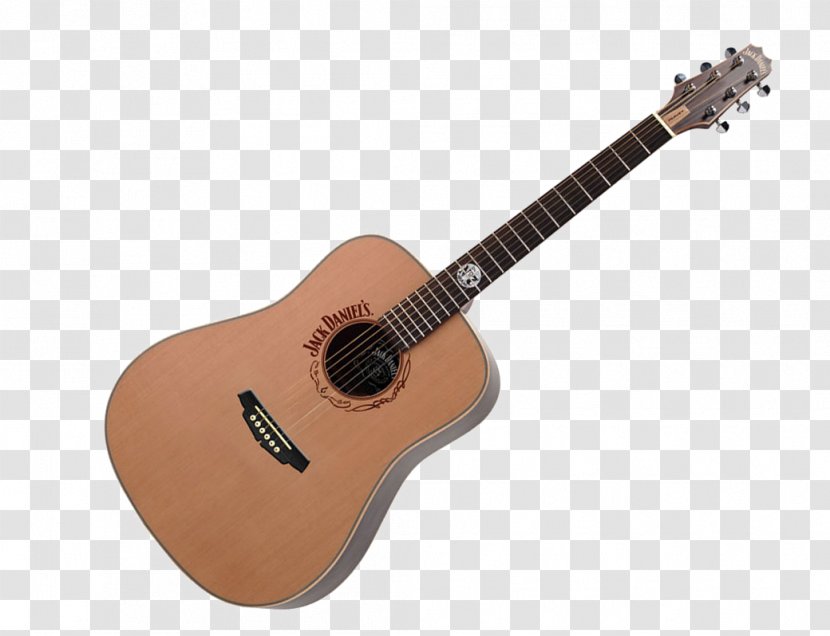 Steel-string Acoustic Guitar Acoustic-electric Dreadnought - Cartoon - Player Transparent PNG