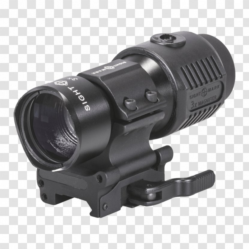 Reflector Sight Telescopic Red Dot Reticle - Military Transparent PNG