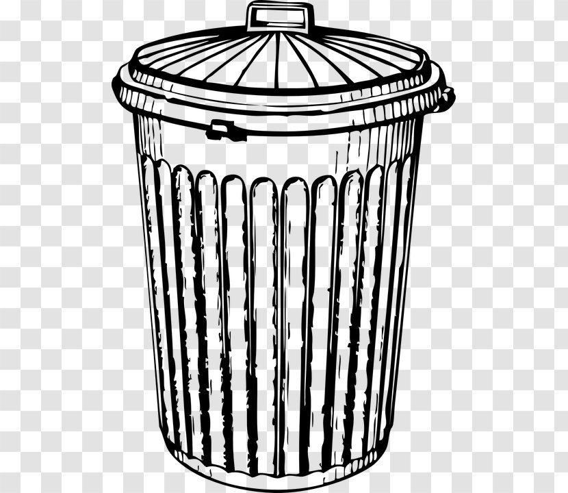 Rubbish Bins & Waste Paper Baskets Drawing Clip Art - Tin Can - Painting Transparent PNG