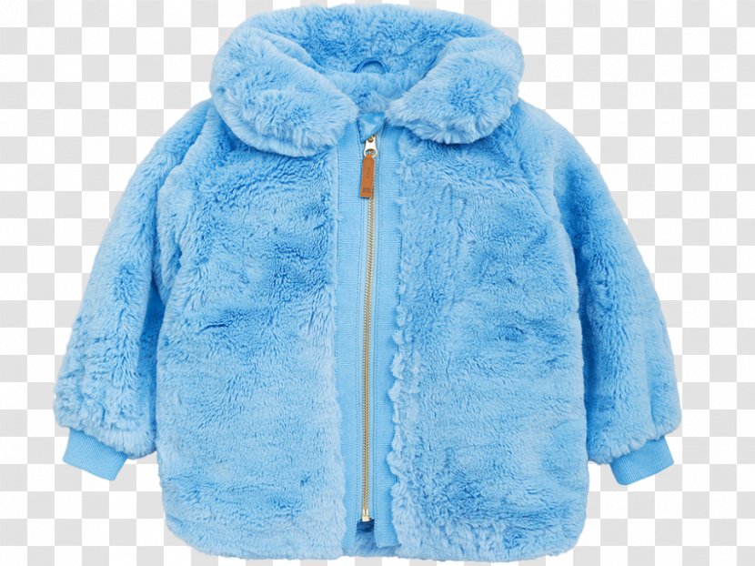 Fake Fur Jacket Lining Blue - Hoodie - Coat Transparent PNG